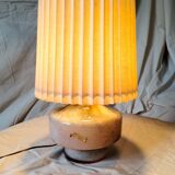 Handmade lamp in brass and Murano glass