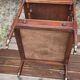 English Nightstand in Varnished Mahogany with One Drawer