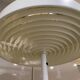 Lampadaire champignon Ikea Nymane TYP G1706 métal blanc vintage 1990