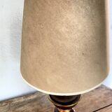 Russian lamp and paper lampshade, 1960