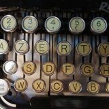 Former Royal Junior Mechanical typewriter