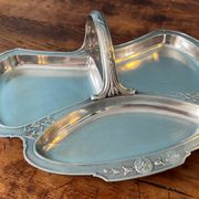 Tray, display in silver metal gallia for Christofle