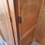 3-door walnut wardrobe