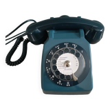vintage blue telephone socotel