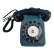 vintage blue telephone socotel