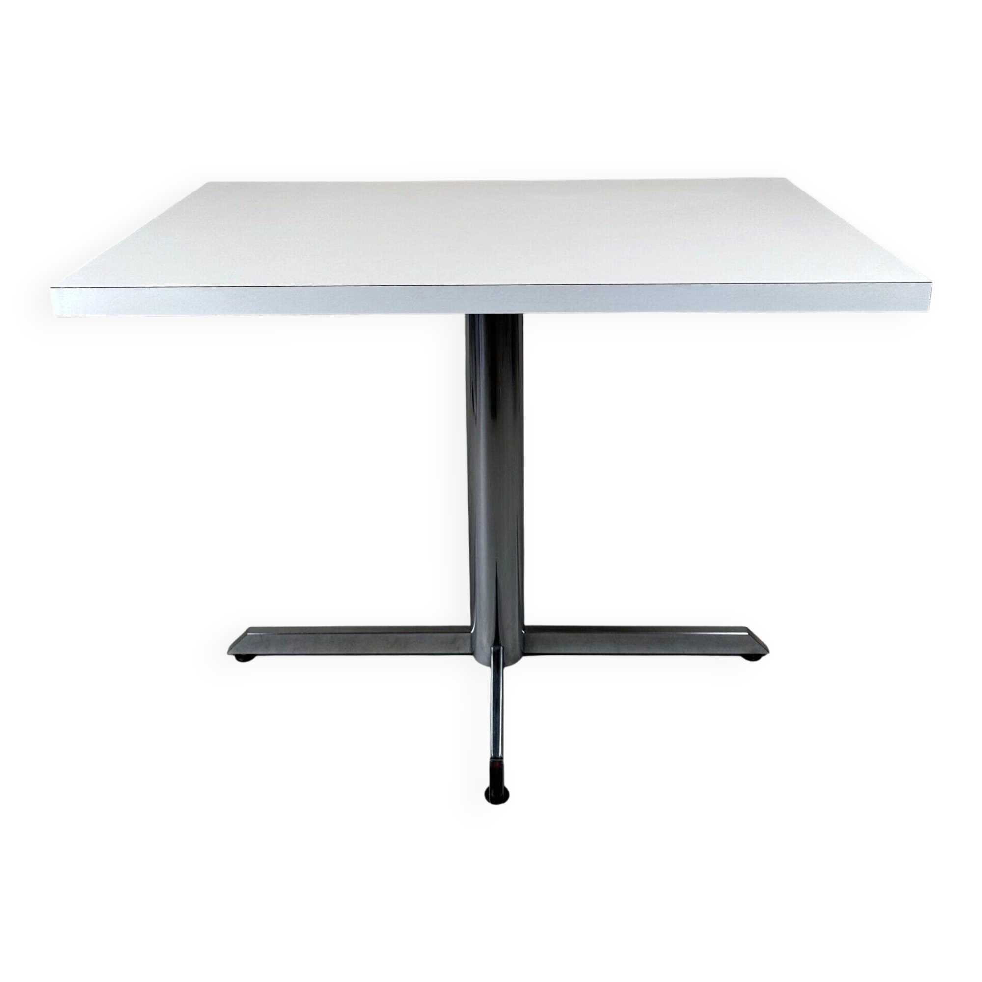 Table vintage en formica et chrome
