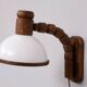Steinhauer set Oak wood Wall lamps 1970s