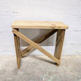 Small rustic bench