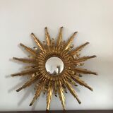 Mirror sun witch's eye golden wood