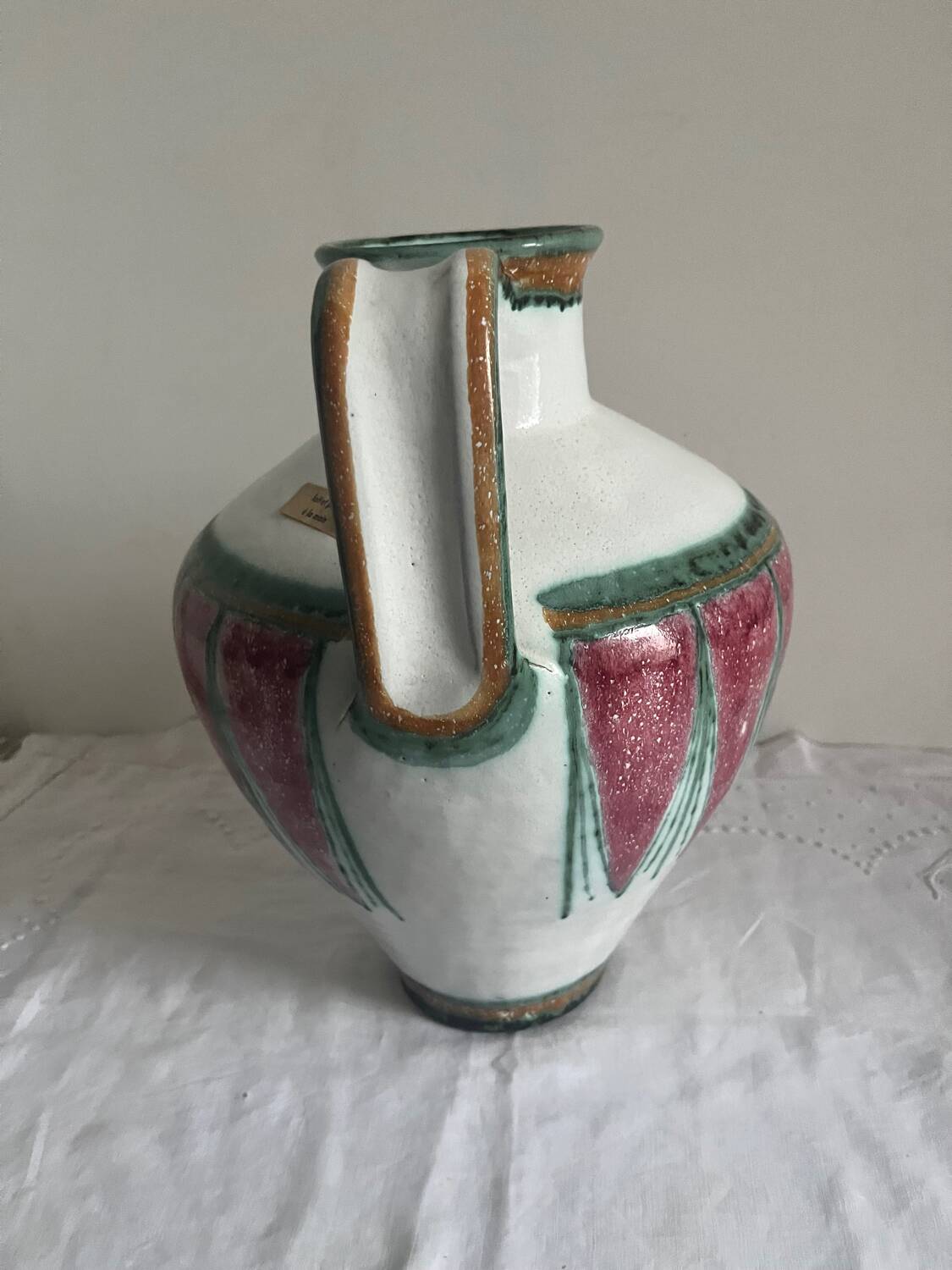 Ancient ceramic pitcher vase