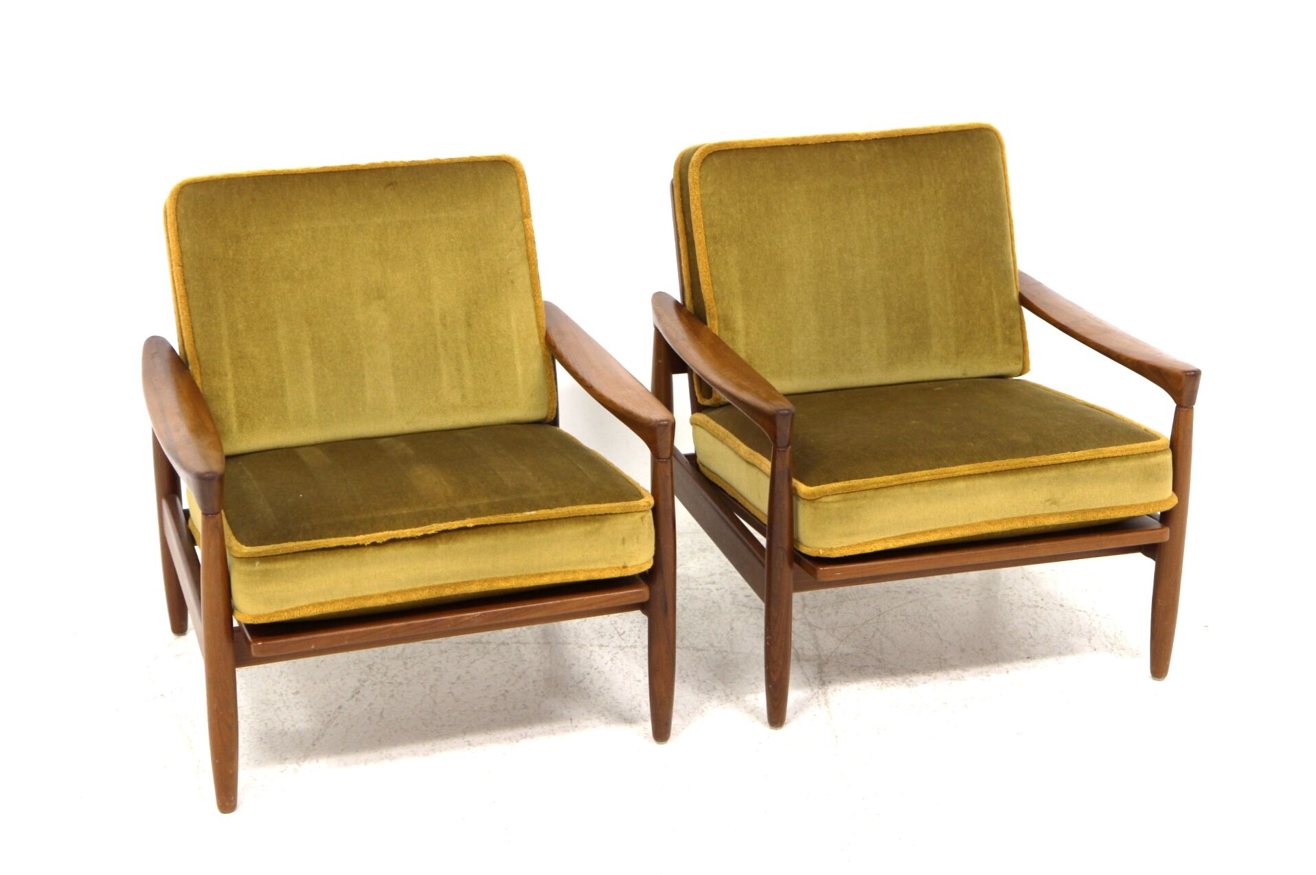 Pair of armchairs "Kolding", Erik Wørtz, Möbel-Ikea, Sweden, 1960