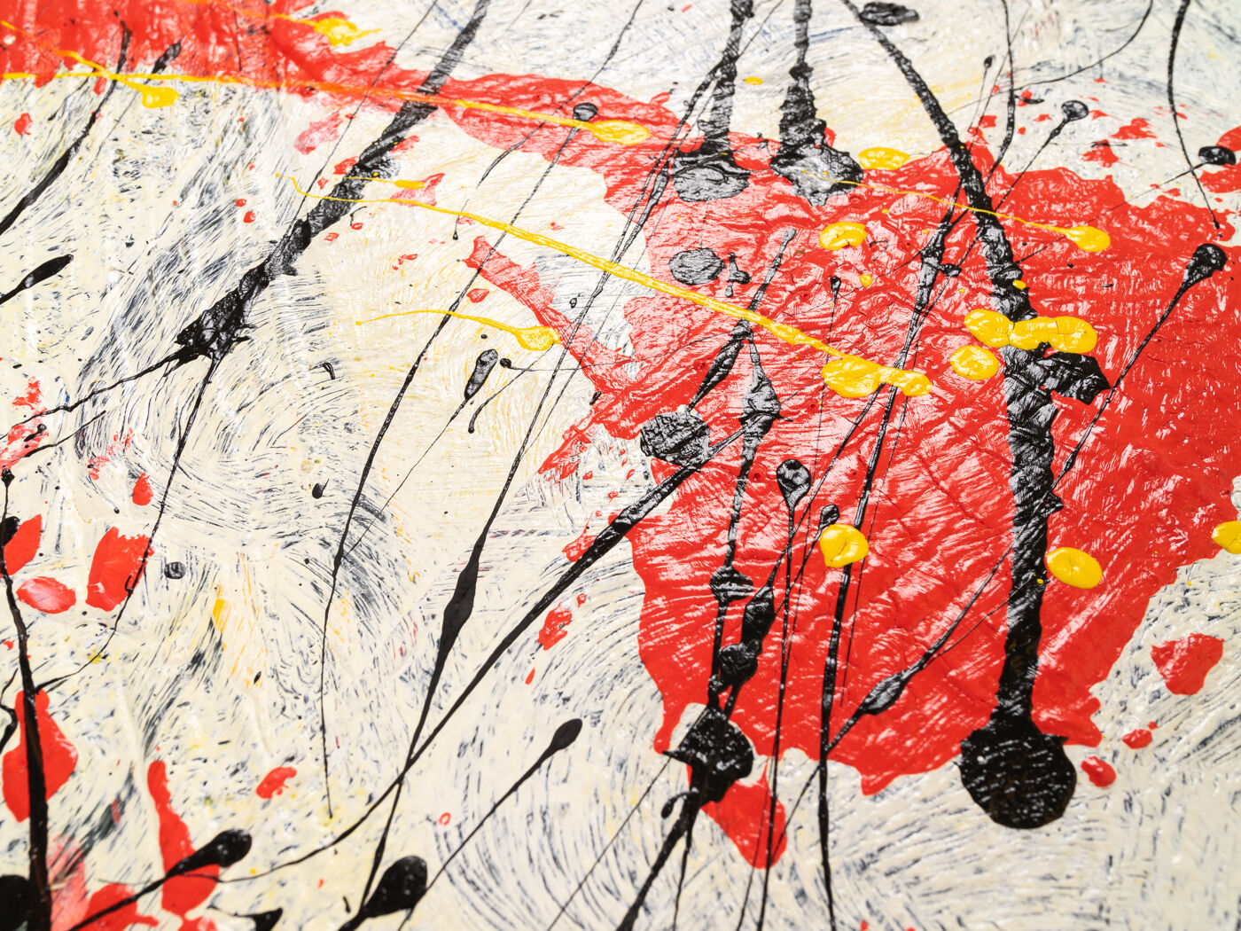 Abstract Composition II, Oil/Acrylic on Canvas, 82 x 103 cm