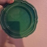 Set of 3 ceramic plates from Vallauris signed Cerenne vintage 60s