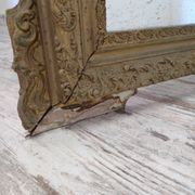 Napoleon III mirror with pediment - 125x75cm