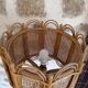 Rattan floor lamp