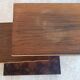 Vintage walnut burl stool