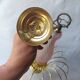 Vintage pink glass drop and flower chandelier pendant light.