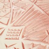 Art Deco Pink Cake Stand Standard Depression Glass 33cm