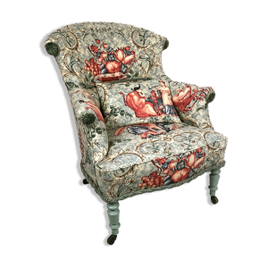 fauteuil crapaud bois