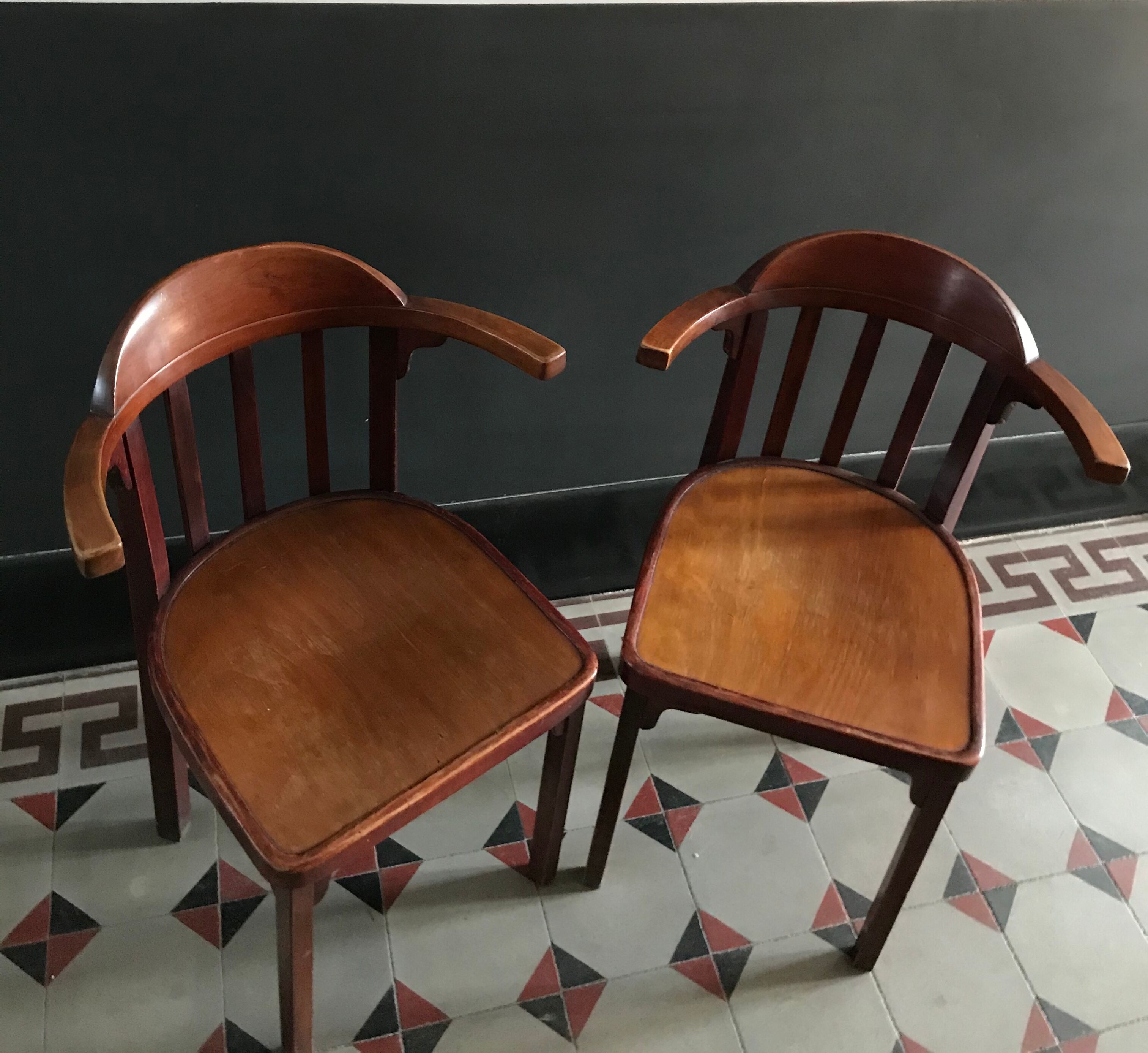 Pair of Thonet chairs