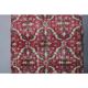 Vintage Turkish Oushak Handmade Wool Cotton Pink Runner 76x200