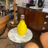 Large glass bottle lamp from the 70s