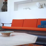 70s travertine coffee table