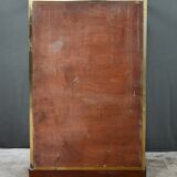 Brass display cabinet with a mirrored back – early 20th century