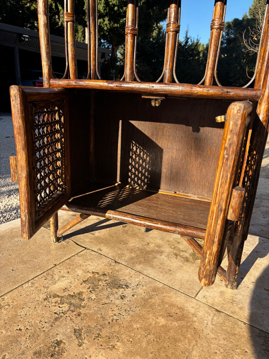 1960s rattan living room set