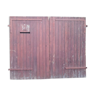 Wooden gate 246x199.5cm double flaps