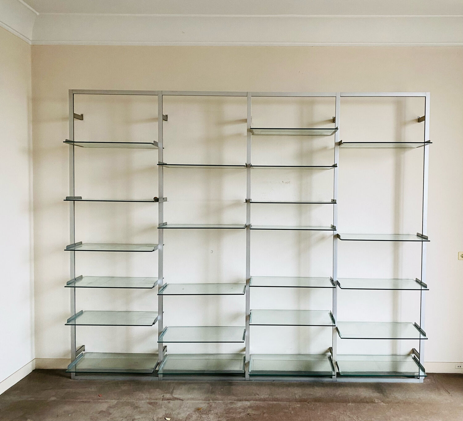 Wall-mounted bookcase circa 70