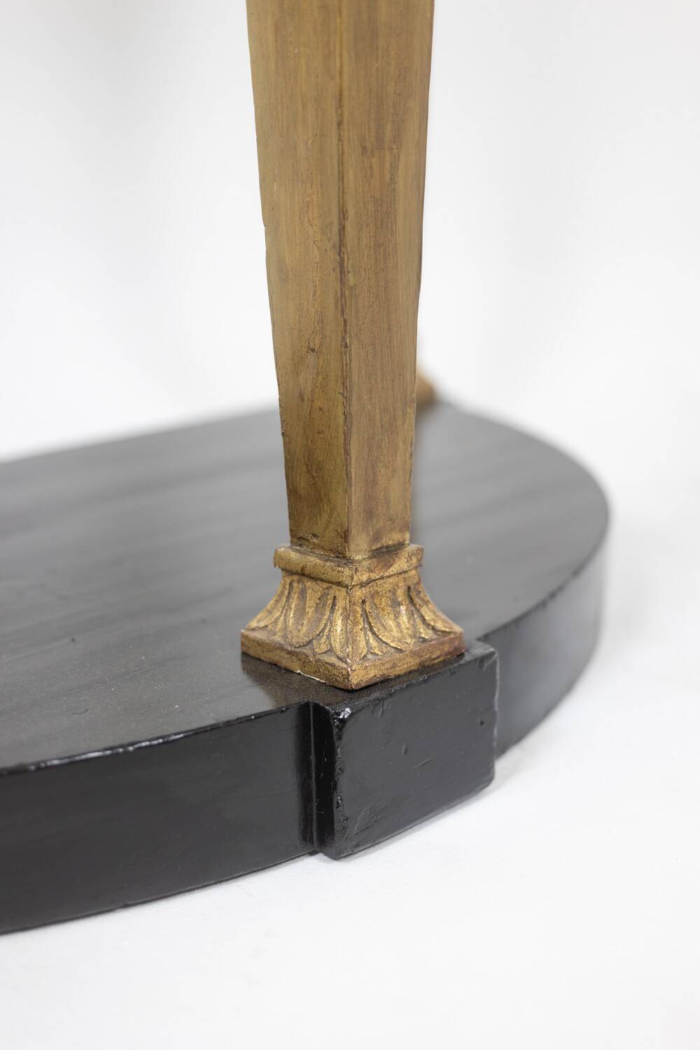 Empire style console with caryatid decoration. Circa 1880.