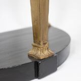 Empire style console with caryatid decoration. Circa 1880.
