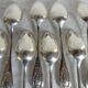 12 Silver-plated metal teaspoons 18 grs, Uniplat model