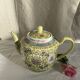 Chinese porcelain teapot with floral pattern