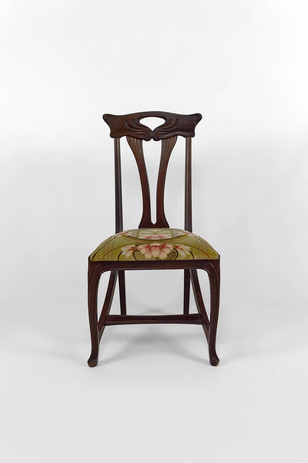 Art Nouveau living room 3 elements, 2 armchairs and 1 chair, France, Circa 1900