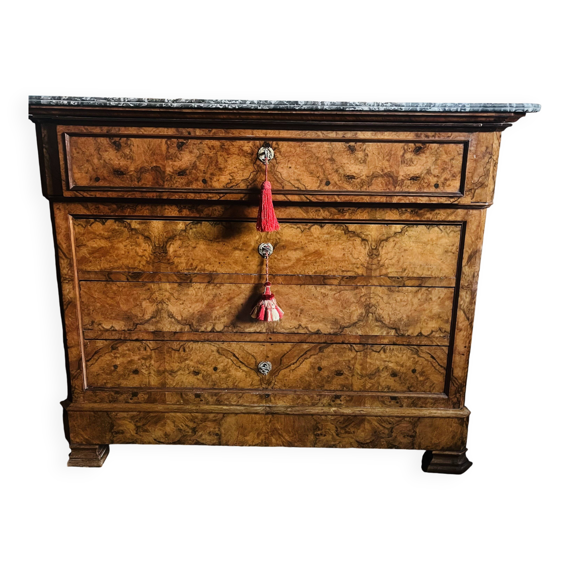Louis Philippe secretary chest of drawers