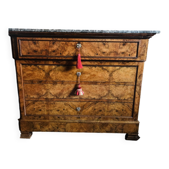 Louis Philippe secretary chest of drawers