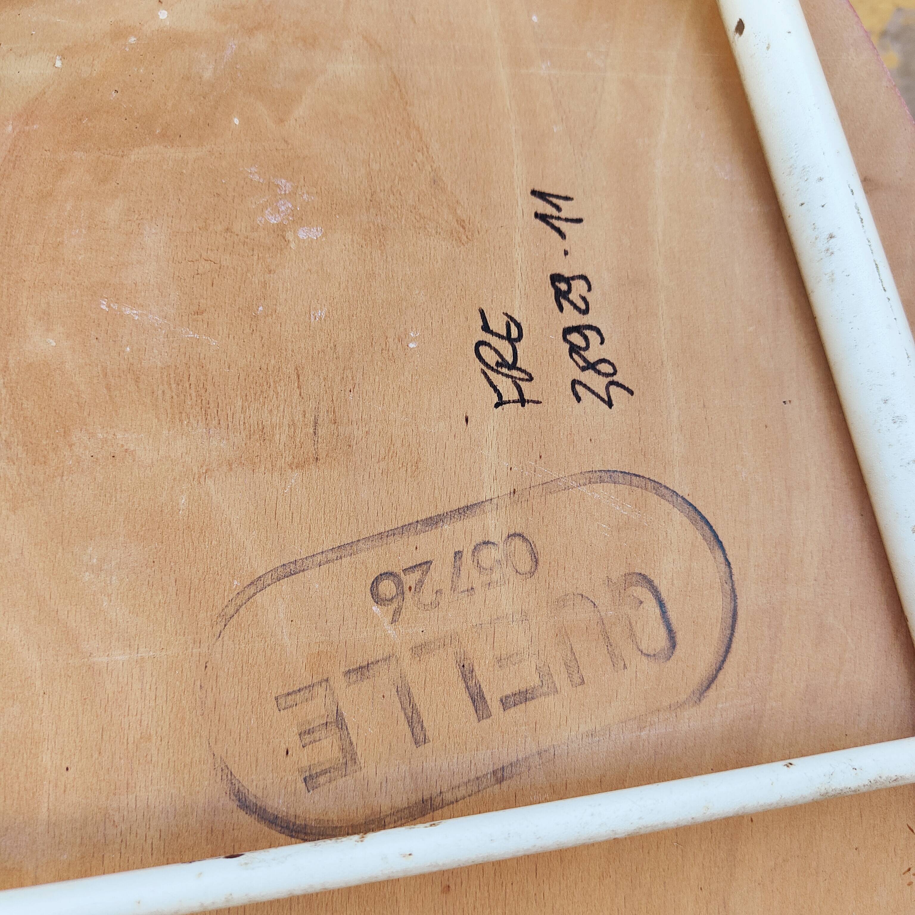 Pair of colorful chairs