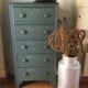 Art Deco blue dresser