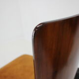 1950s Jindrich Halabala dining chairs H-214 for UP Závody set of 4