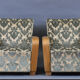Paire de fauteuils clubs art déco