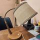 Temde Leuchten desk lamp with a gooseneck in teak, 1960s design.