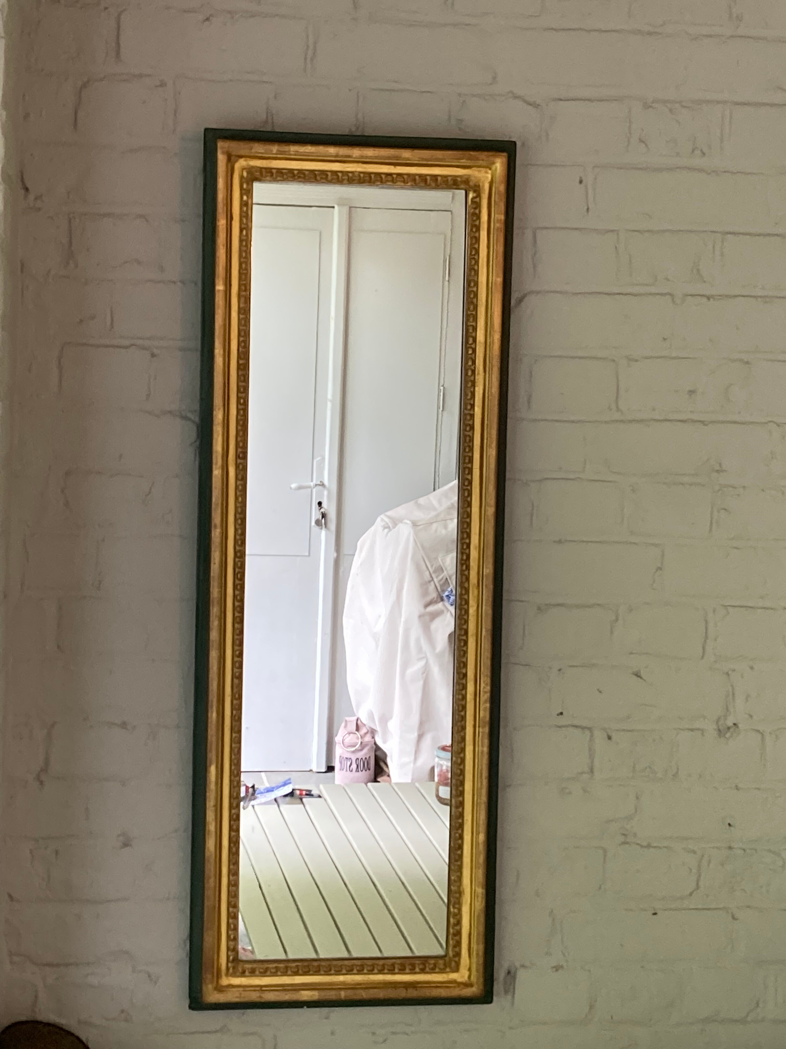 Empire style foot mirror