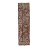 Vintage Turkish hallway rug 62x238 cm