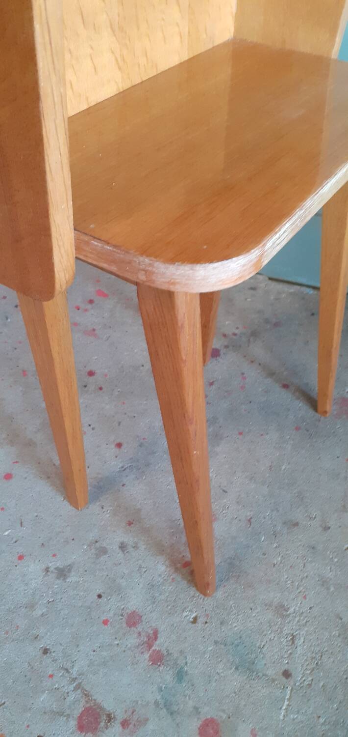 Vintage bedside table.