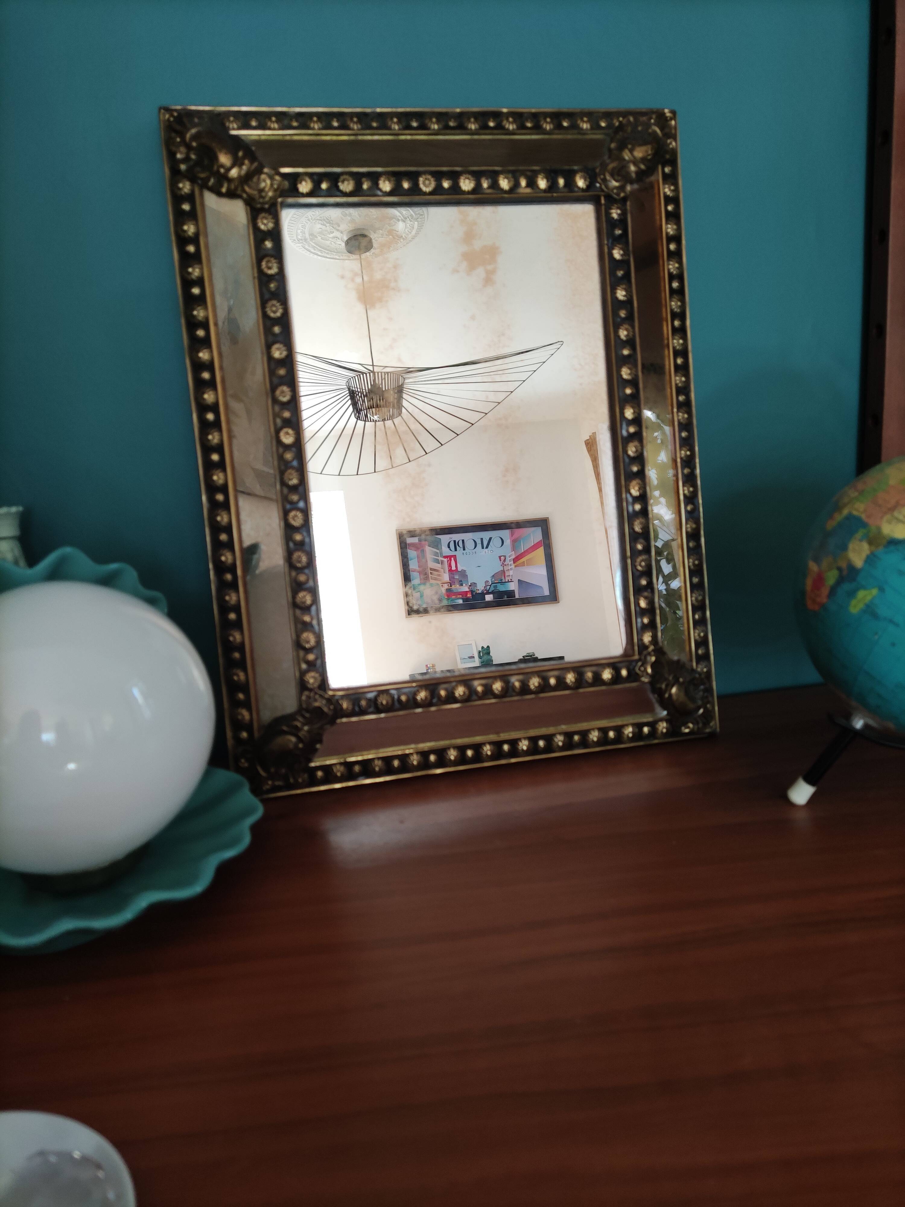 Brass parclose mirror