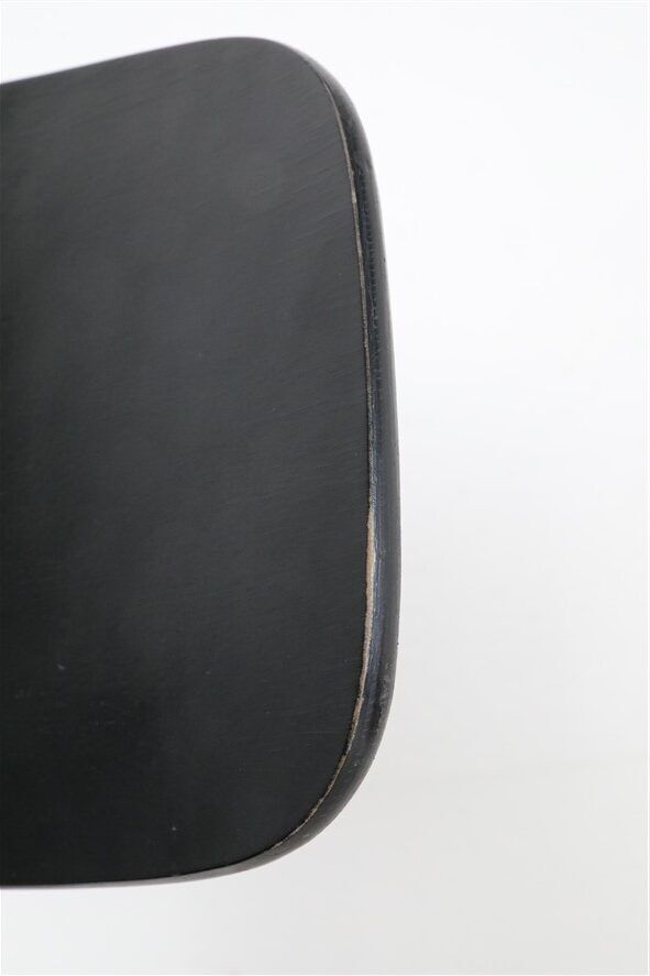 Adjustable Fritz Hansen / Kevi office chair by Jørgen Rasmussen / black / mid-century Danish modern design