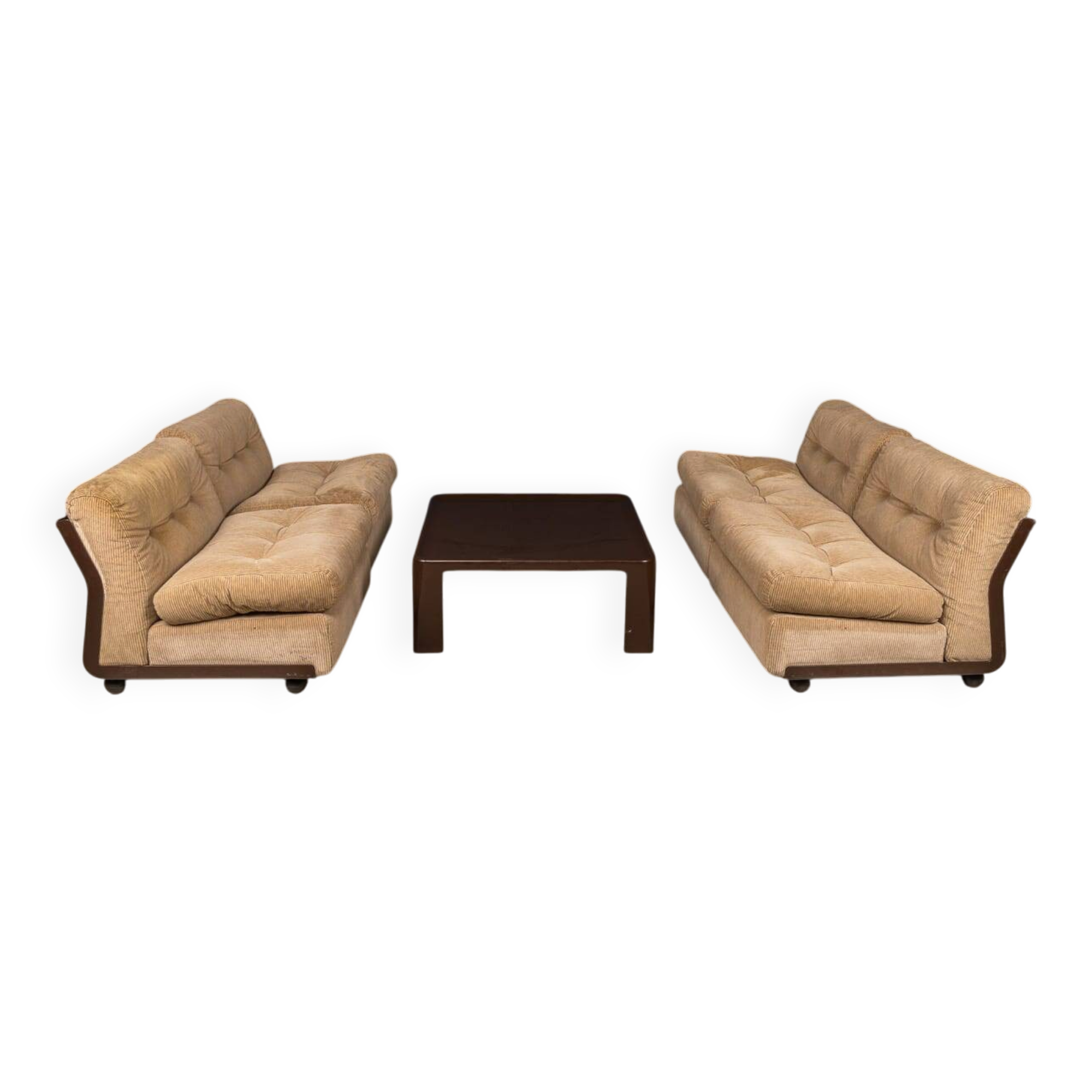 Italian "amanta" 4-piece modular sofa by mario bellini for b&b italia c1980