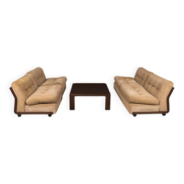 Italian "amanta" 4-piece modular sofa by mario bellini for b&b italia c1980